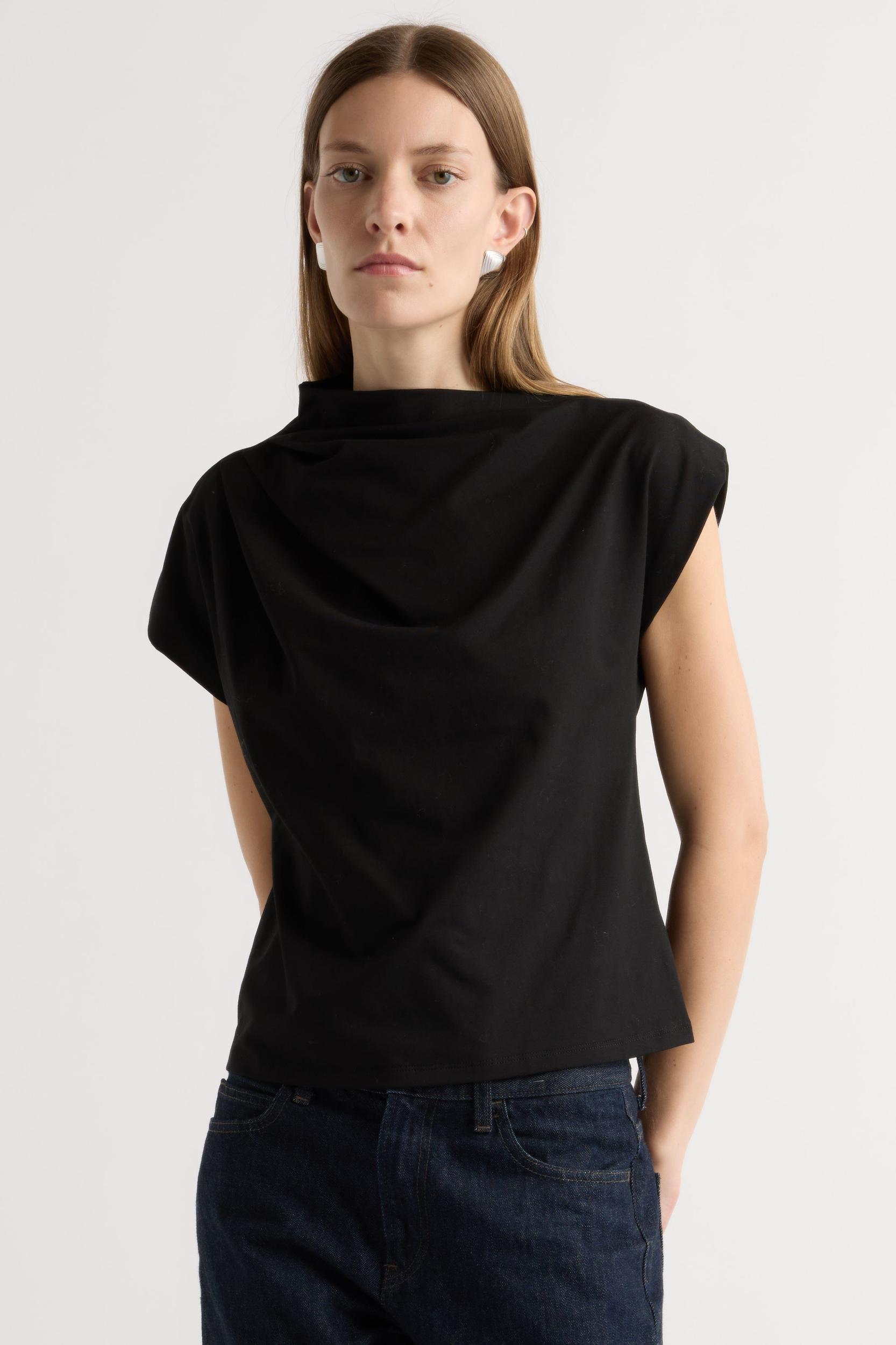 Kenny Asymmetric-Neck Tee Product Image