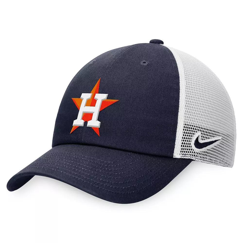 Men's Nike Navy Houston Astros Evergreen Club Trucker Adjustable Hat,  Product Image