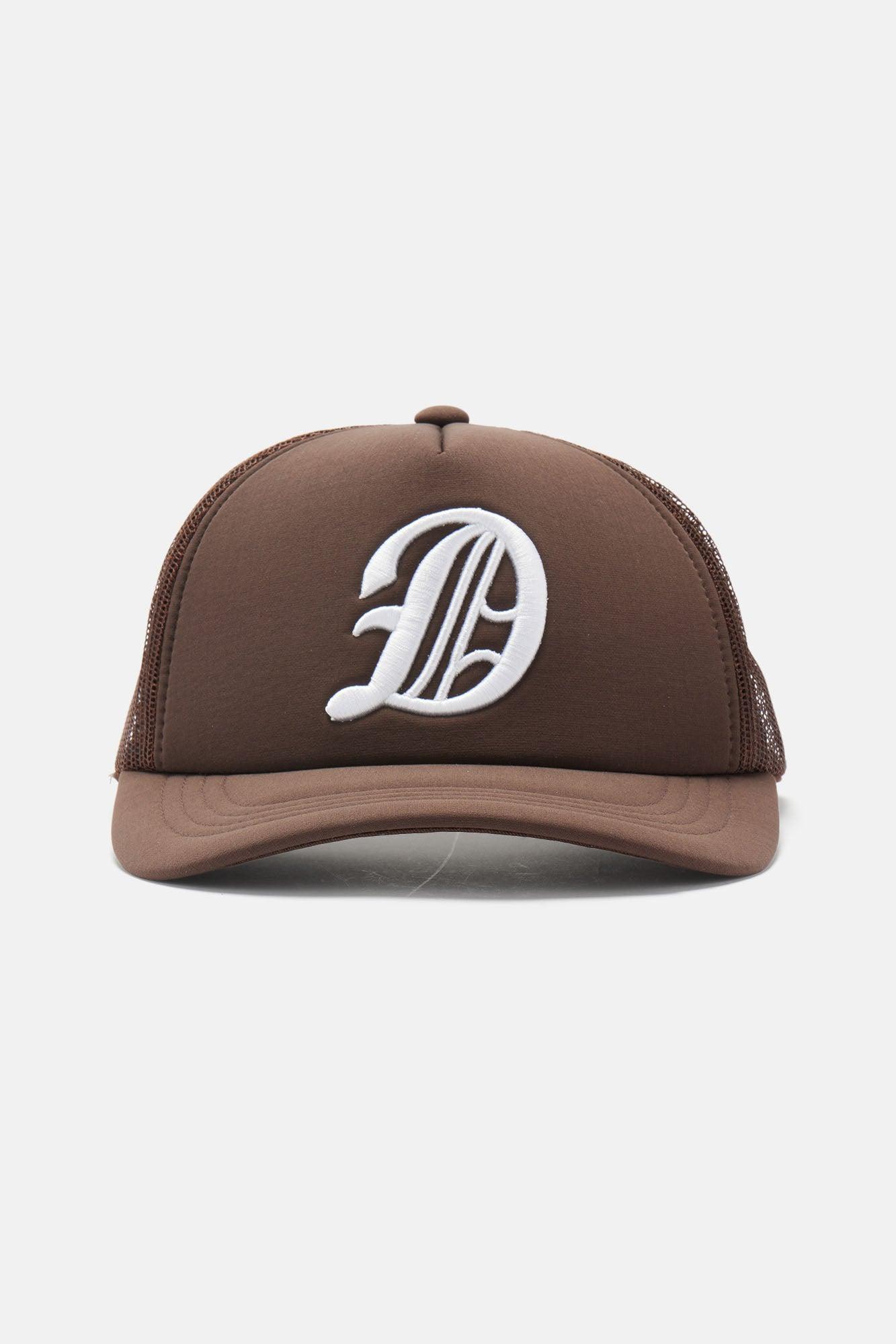 Detroit Trucker Hat - Dark Brown Product Image