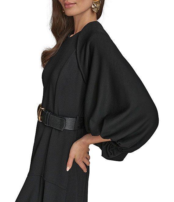 Donna Karan Scuba Open Front 3/4 Sleeve Shrug Product Image