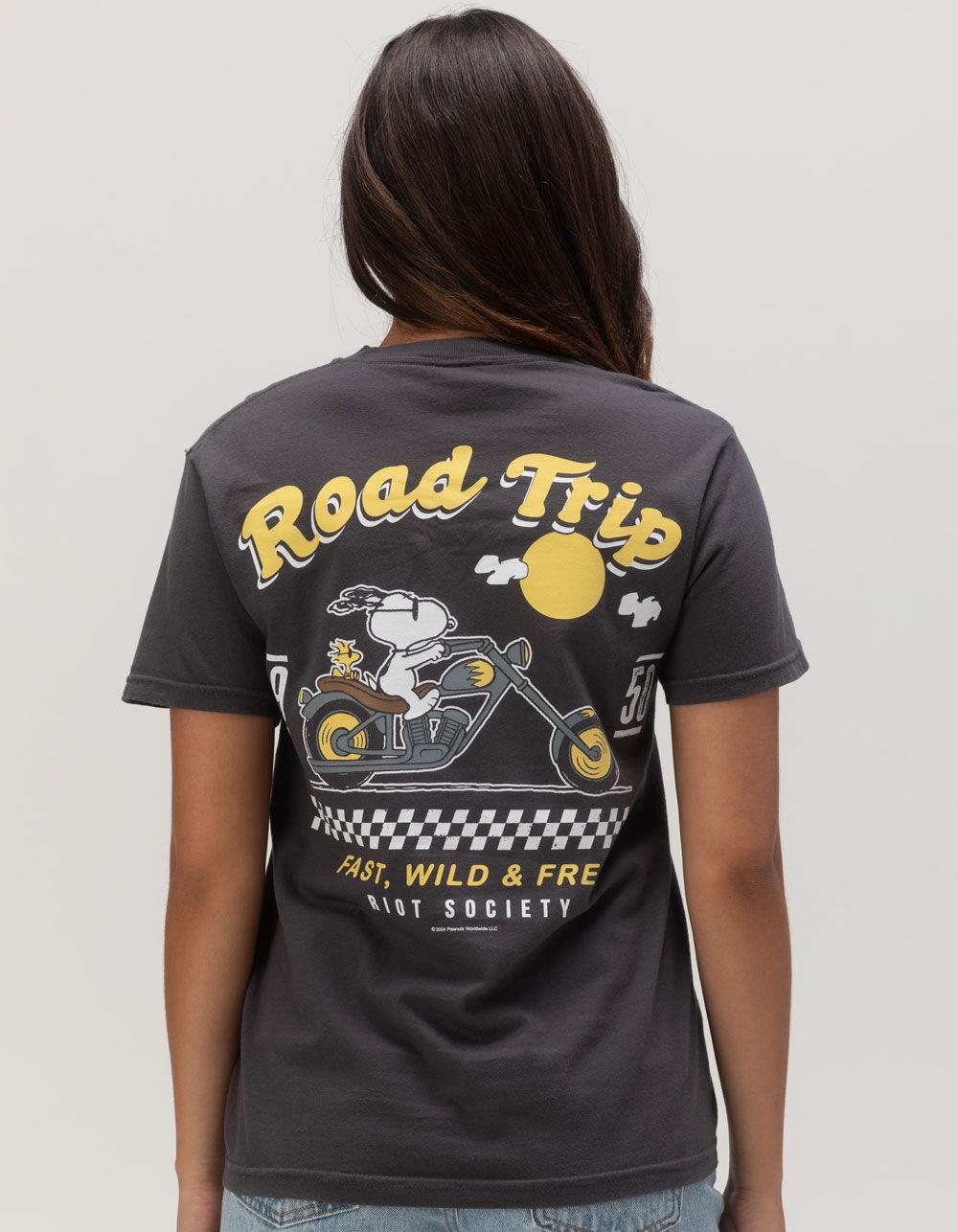 RIOT SOCIETY x Peanuts Road Trip Womens Tee Product Image