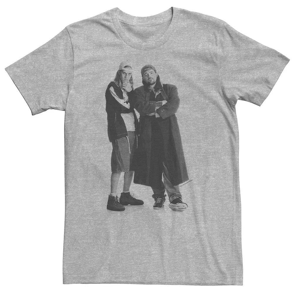 Big & Tall Jay And Silent Bob Greyscale Group Portrait Tee, Men's,  Product Image