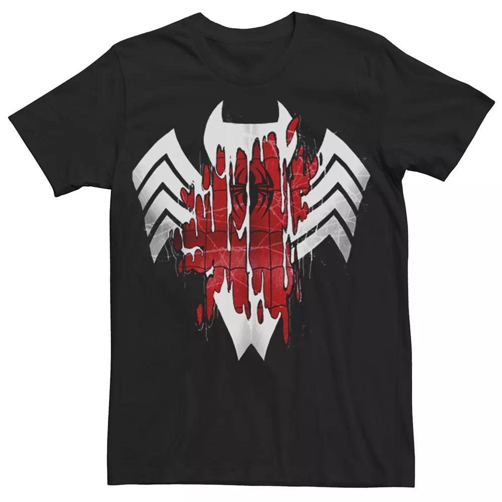 Men's Spider-Man Venom Tee, Size: Large, Black Product Image