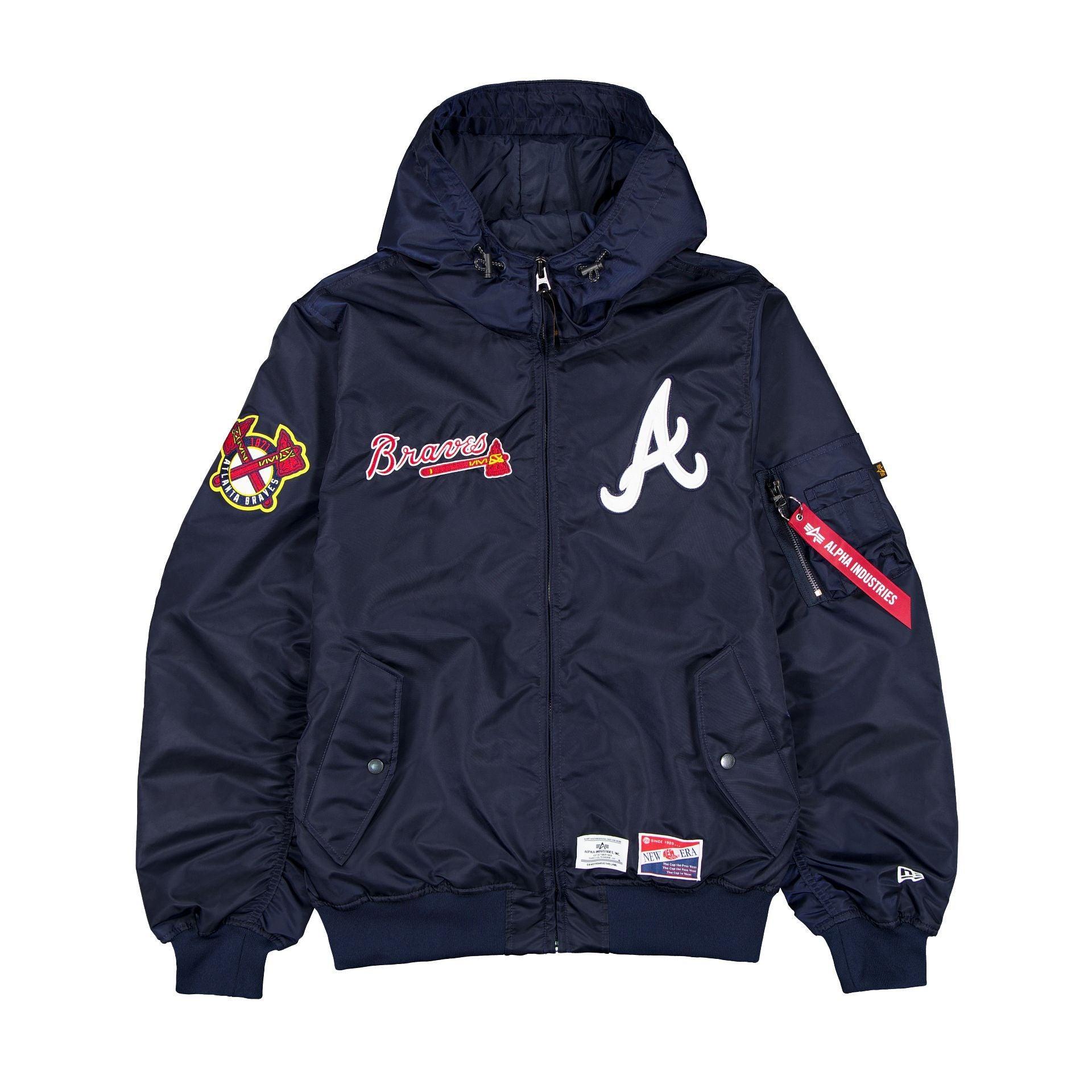 Alpha Industries x New York Yankees L-2B Hooded Bomber Jacket Brown Male Product Image