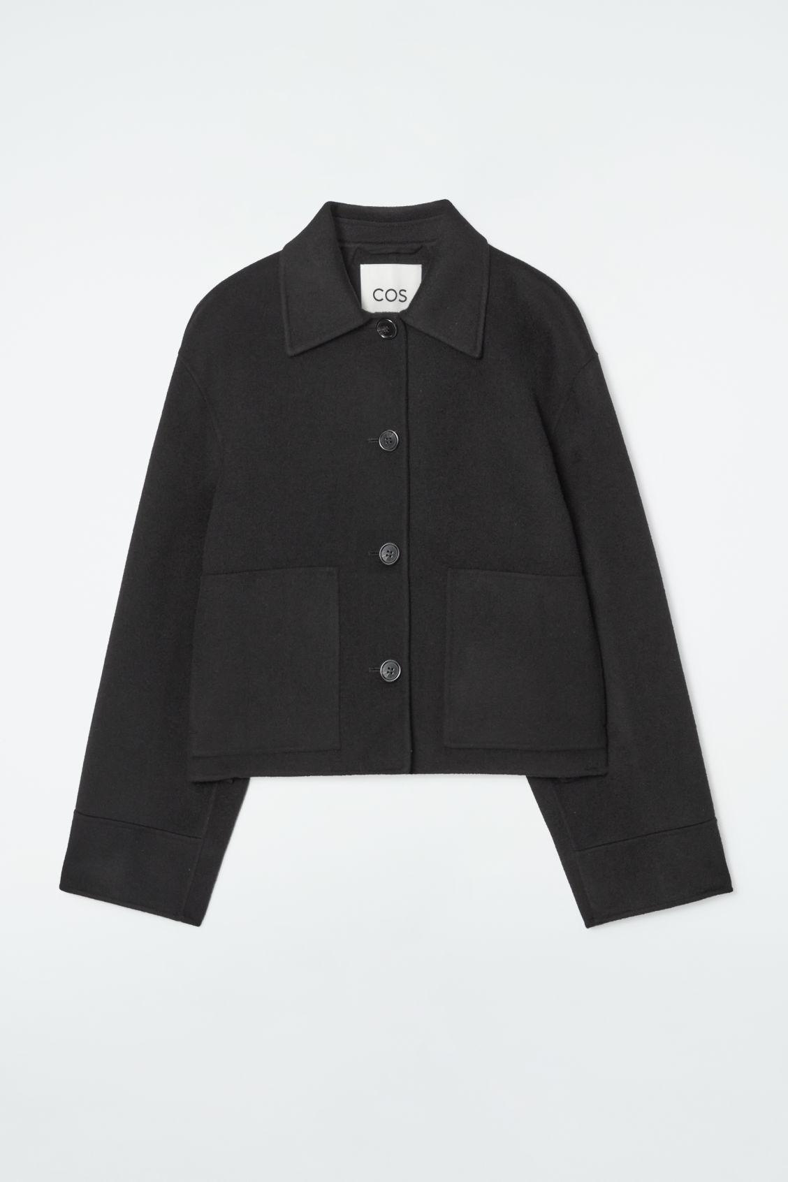 BOXY DOUBLE-FACED WOOL JACKET Product Image