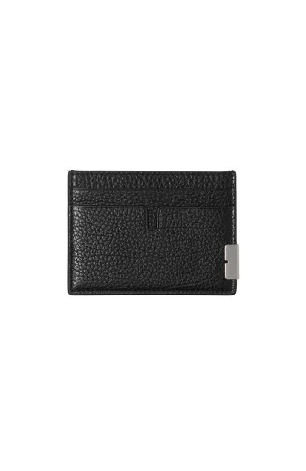 BURBERRY B-cut Lambskin Cardholder In Black Product Image