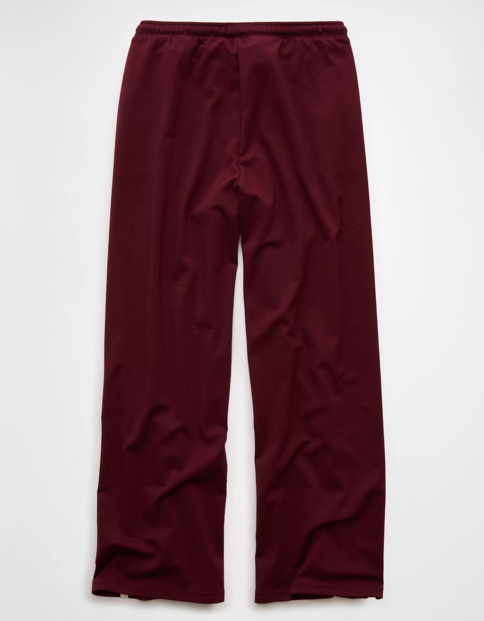 AE Stretch High-Waisted Wide-Leg Track Pant Product Image