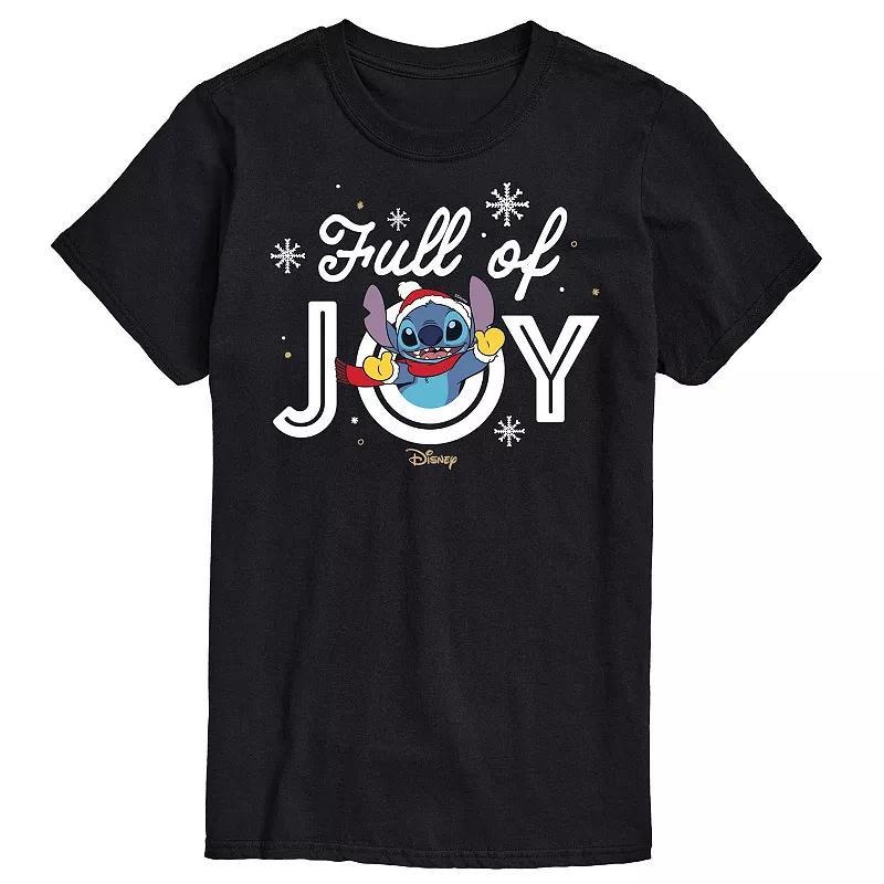 Disney's Lilo & Stitch Men's Full Of Joy Graphic Tee, Size: Large, Blue Product Image