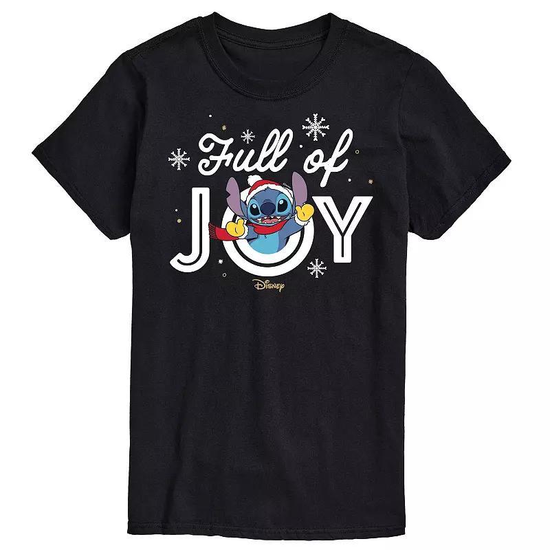 Disney's Lilo & Stitch Men's Full Of Joy Graphic Tee, Size: Large, Blue Product Image