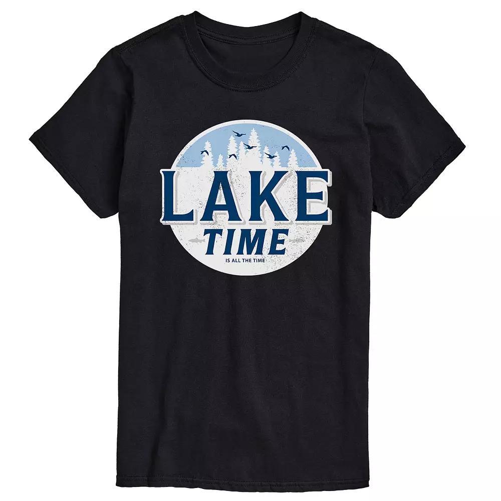 Big & Tall Lake Time Graphic Tee, Men's,  Product Image