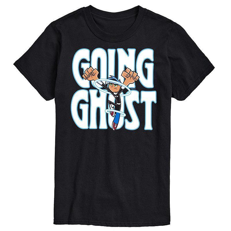 Big & Tall Danny Phantom Going Ghost Graphic Tee, Men's, Size: 4XL Tall, Black Product Image