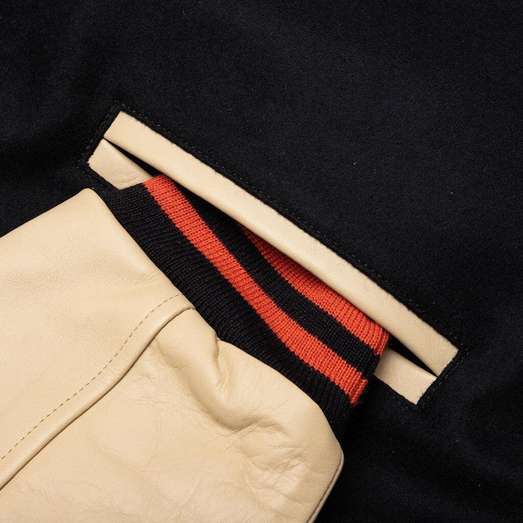 Varsity Jacket - Black Male Product Image