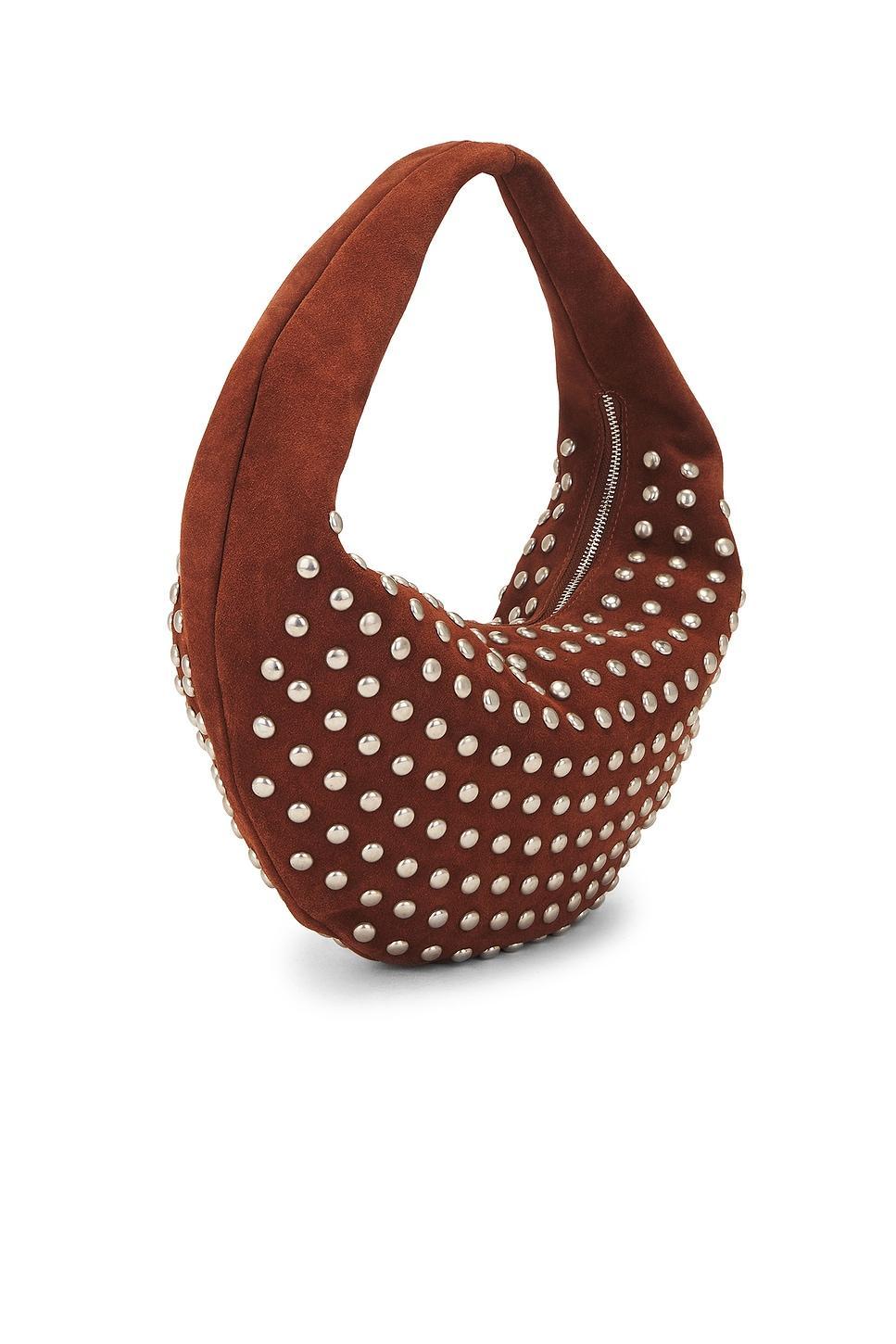 Studded Hobo Bag Understated Leather Product Image