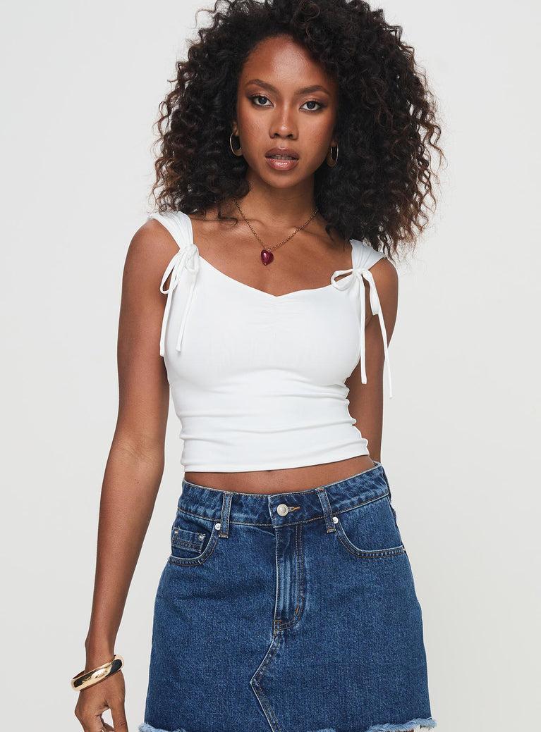 Koltone Bow Top White Product Image