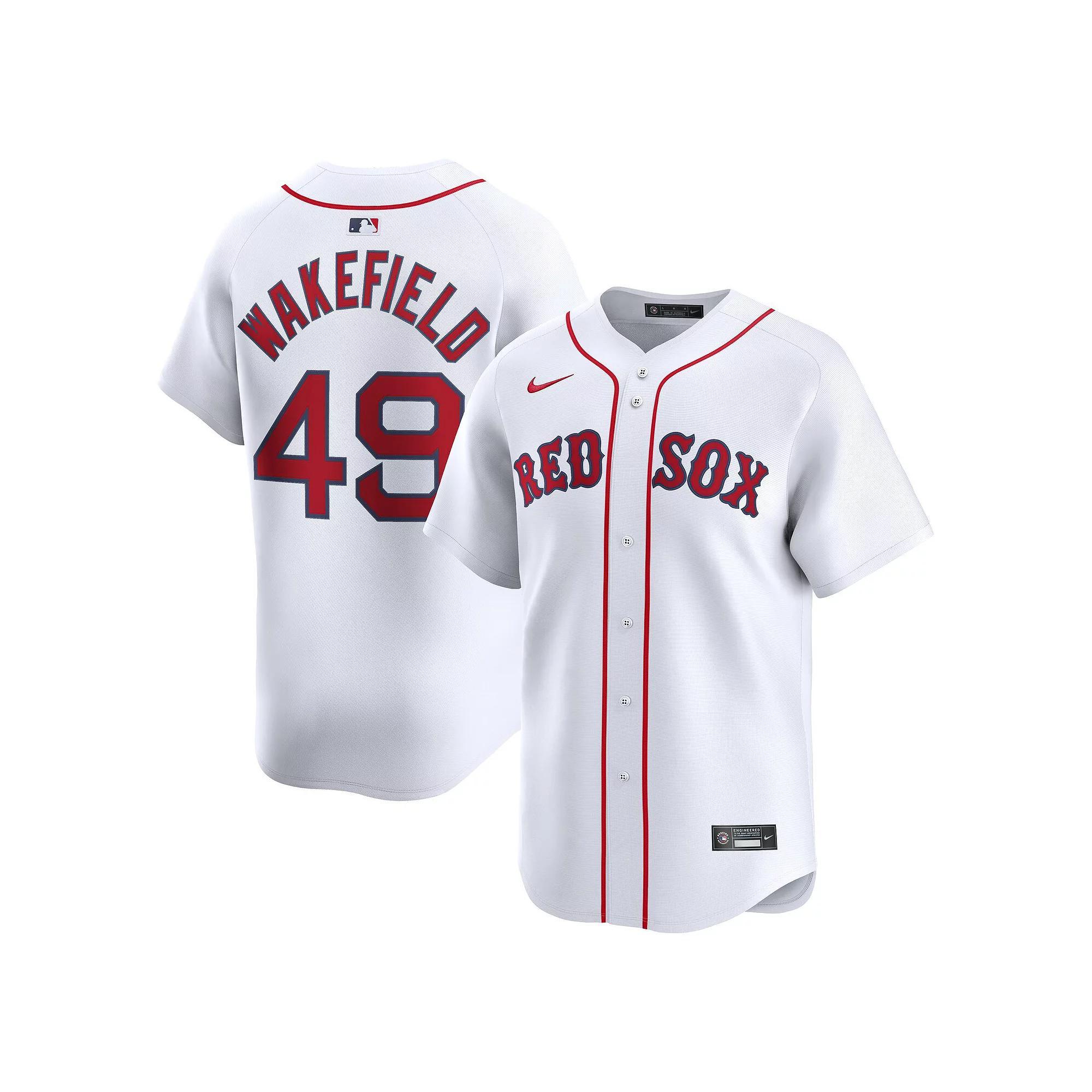 Men's Nike Tim Wakefield White Boston Red Sox Home Limited Player Jersey,  Product Image