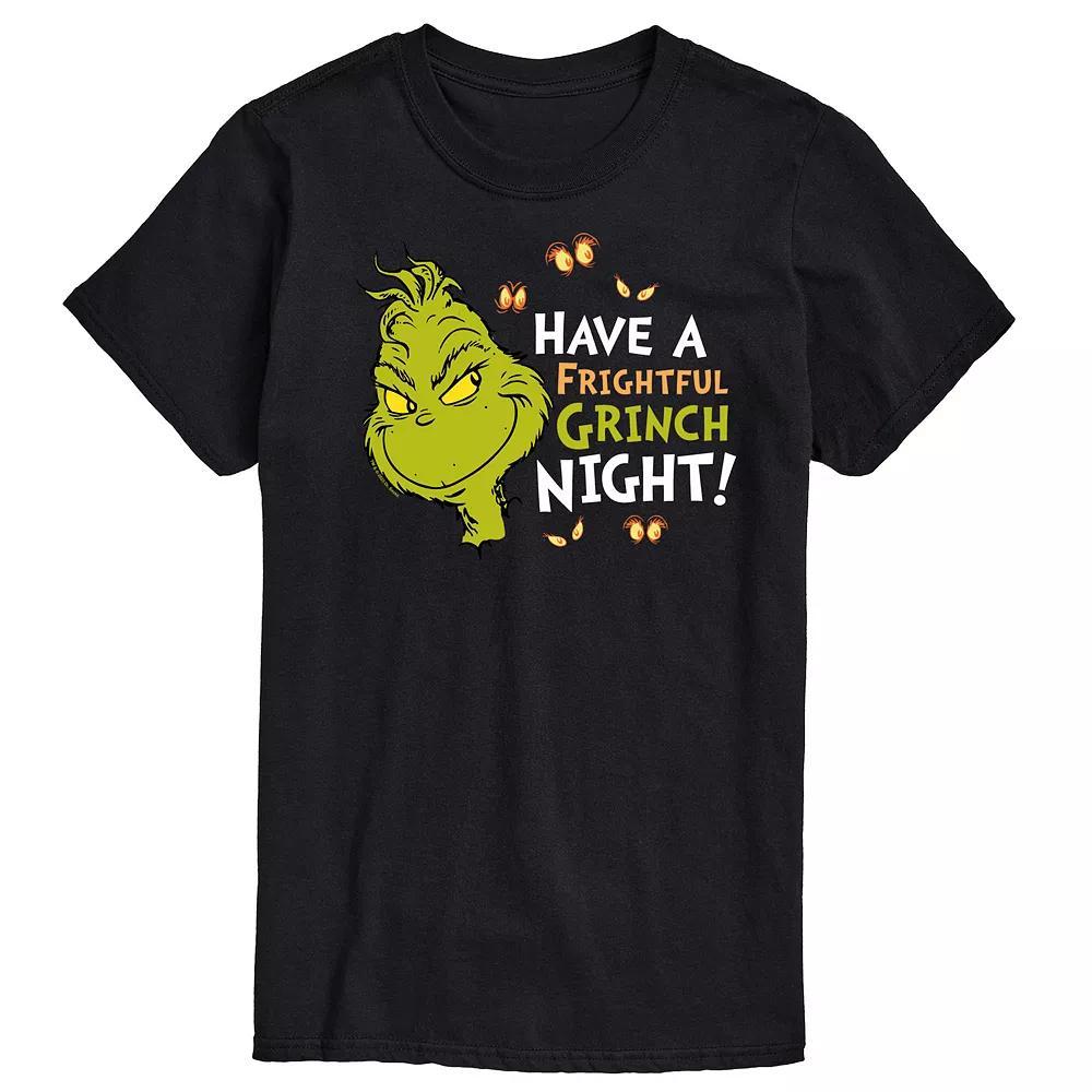 Men's Dr. Seuss Have a Frightful Grinch Night Graphic Tee,  Product Image