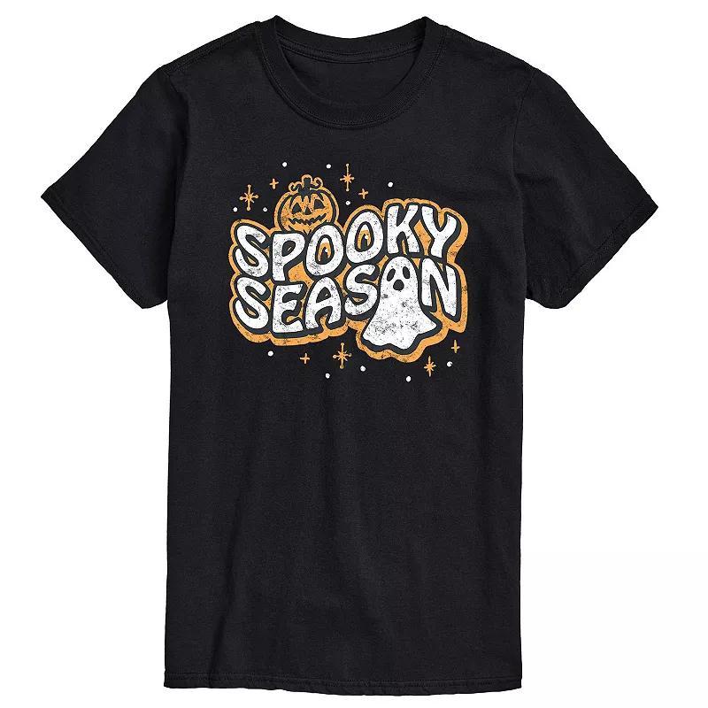 Men's Spooky Season Graphic Tee, Size: Large, Grey Product Image