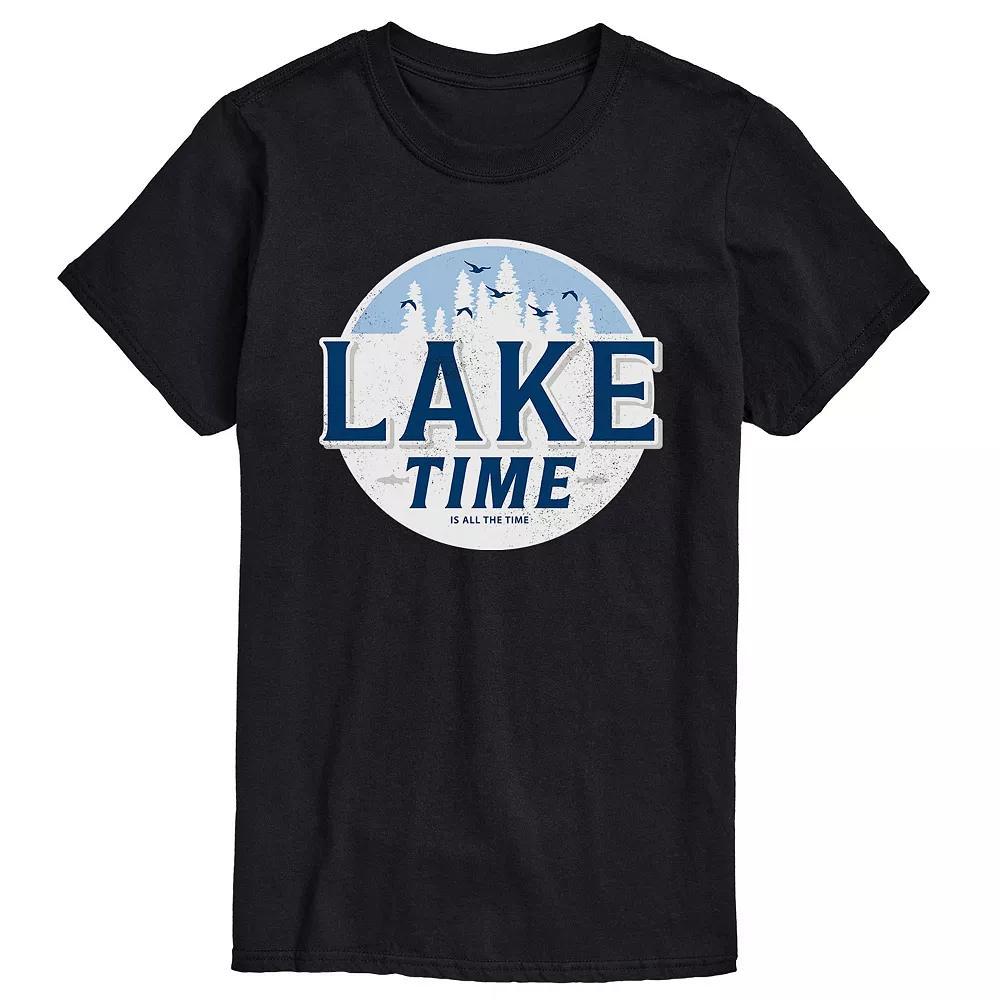Big & Tall Lake Time Graphic Tee, Men's,  Product Image