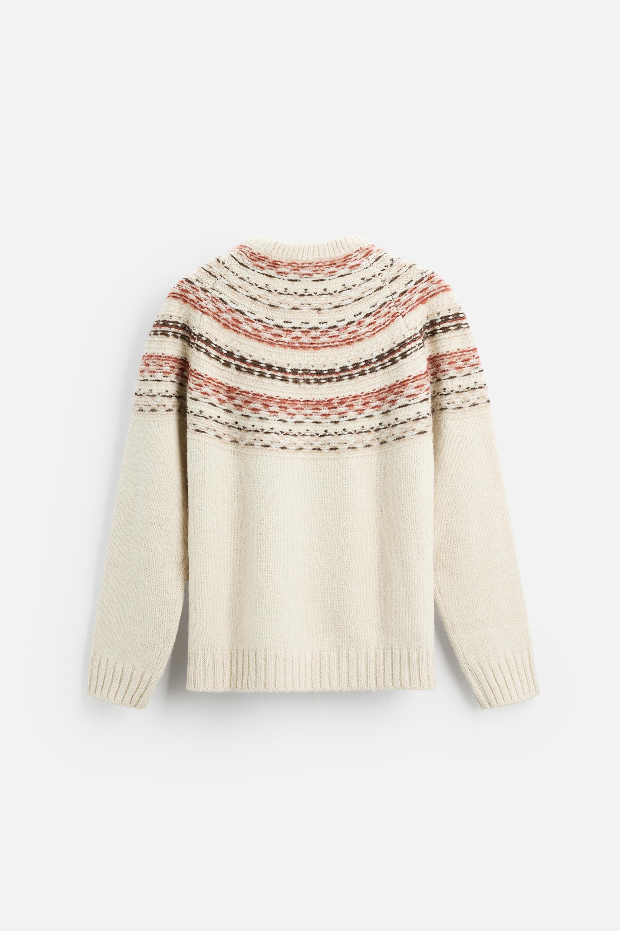 GEOMETRIC JACQUARD SWEATER Product Image