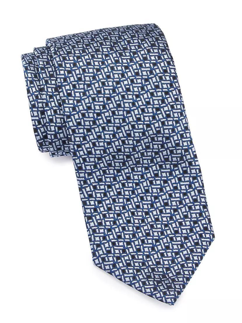 Weave Design Silk Tie Product Image