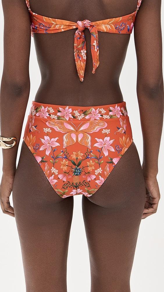 FARM Rio Nature Bloom High Waist Bikini Bottoms | Shopbop Product Image