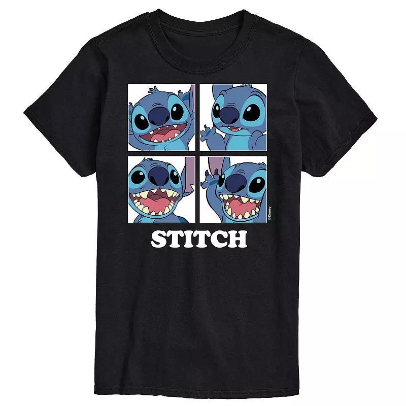 Disney's Lilo and Stitch Big & Tall Graphic Tee, Men's, Size: Large Tall, Blue Product Image