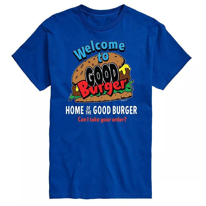 Big & Tall Good Burger Welcome Graphic Tee, Men's, Size: Large Tall, Black Product Image