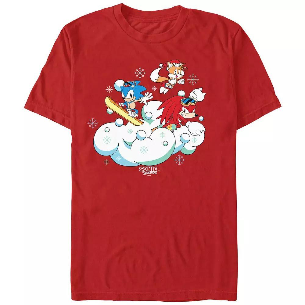 Men's Sonic The Hedgehog Winter Games Graphic Tee,  Product Image