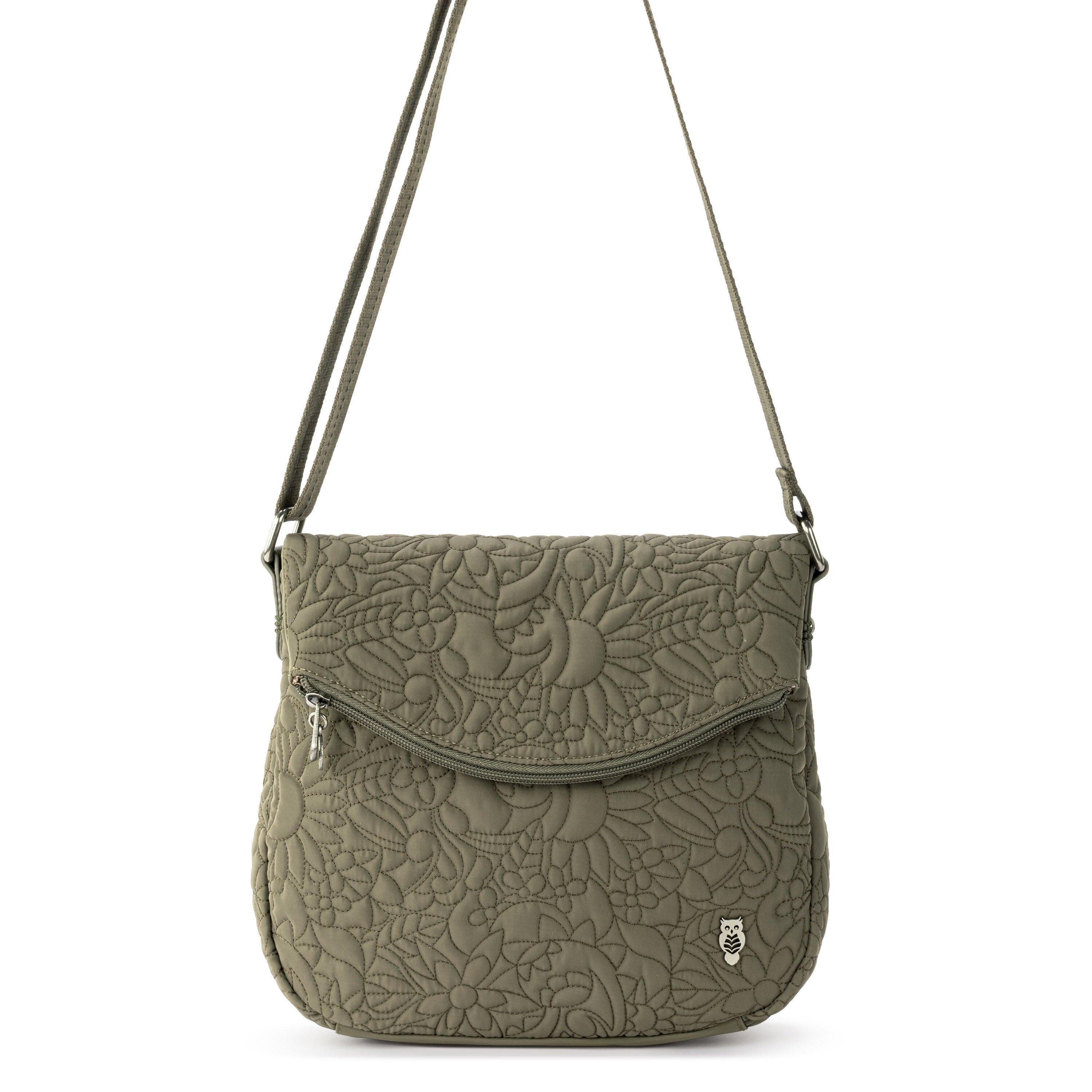 The Sak Artist Circle Foldover Crossbody (Royal Seascape) Cross Body Handbags Product Image