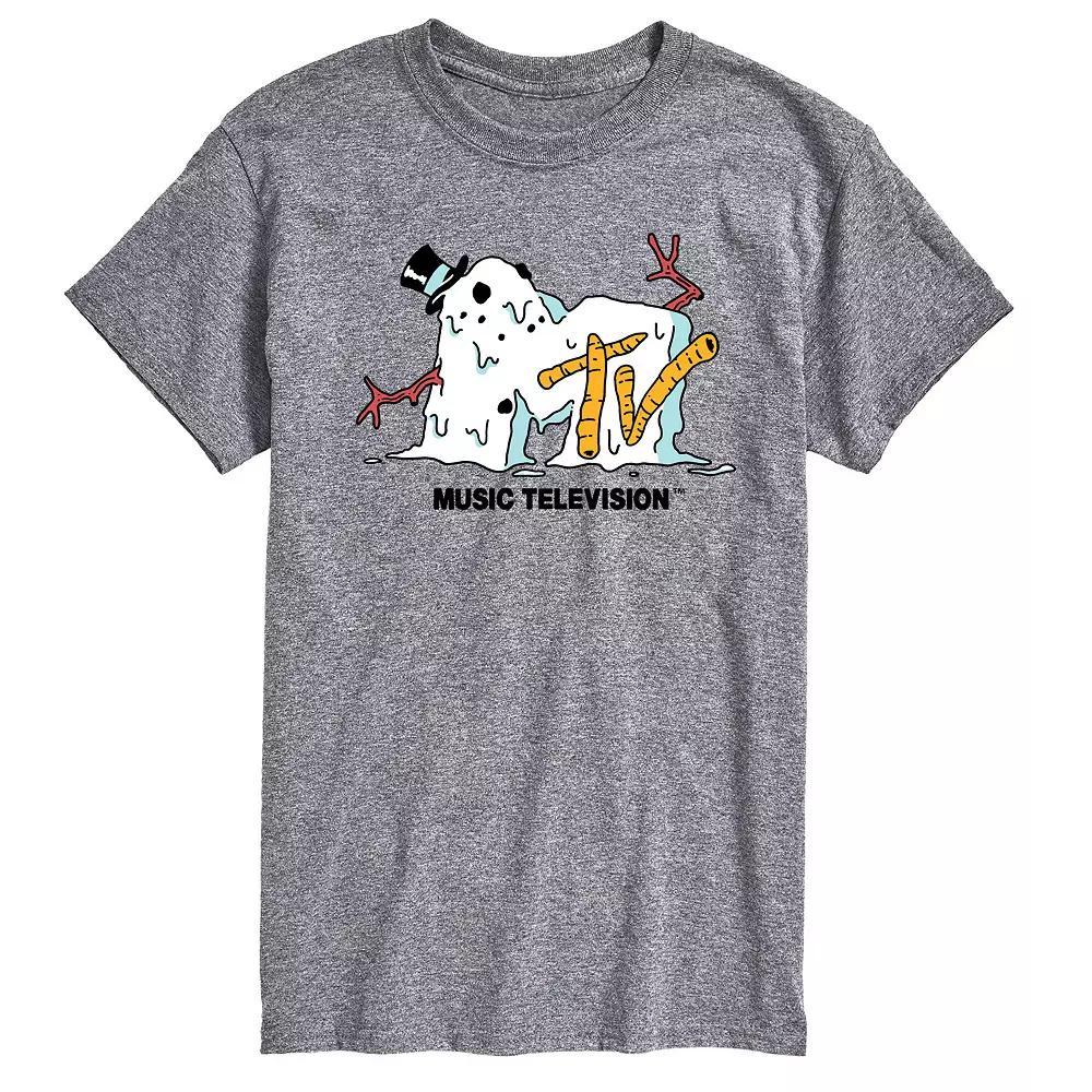 Big & Tall MTV Snowman Melting Graphic Tee, Men's,  Product Image