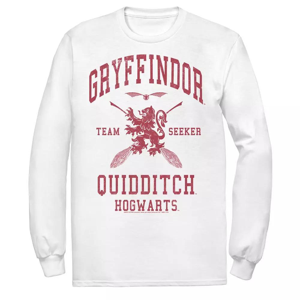 Men's Harry Potter Deathly Hallows Gryffindor Team Seeker Jersey Tee, Size: Medium, White Product Image