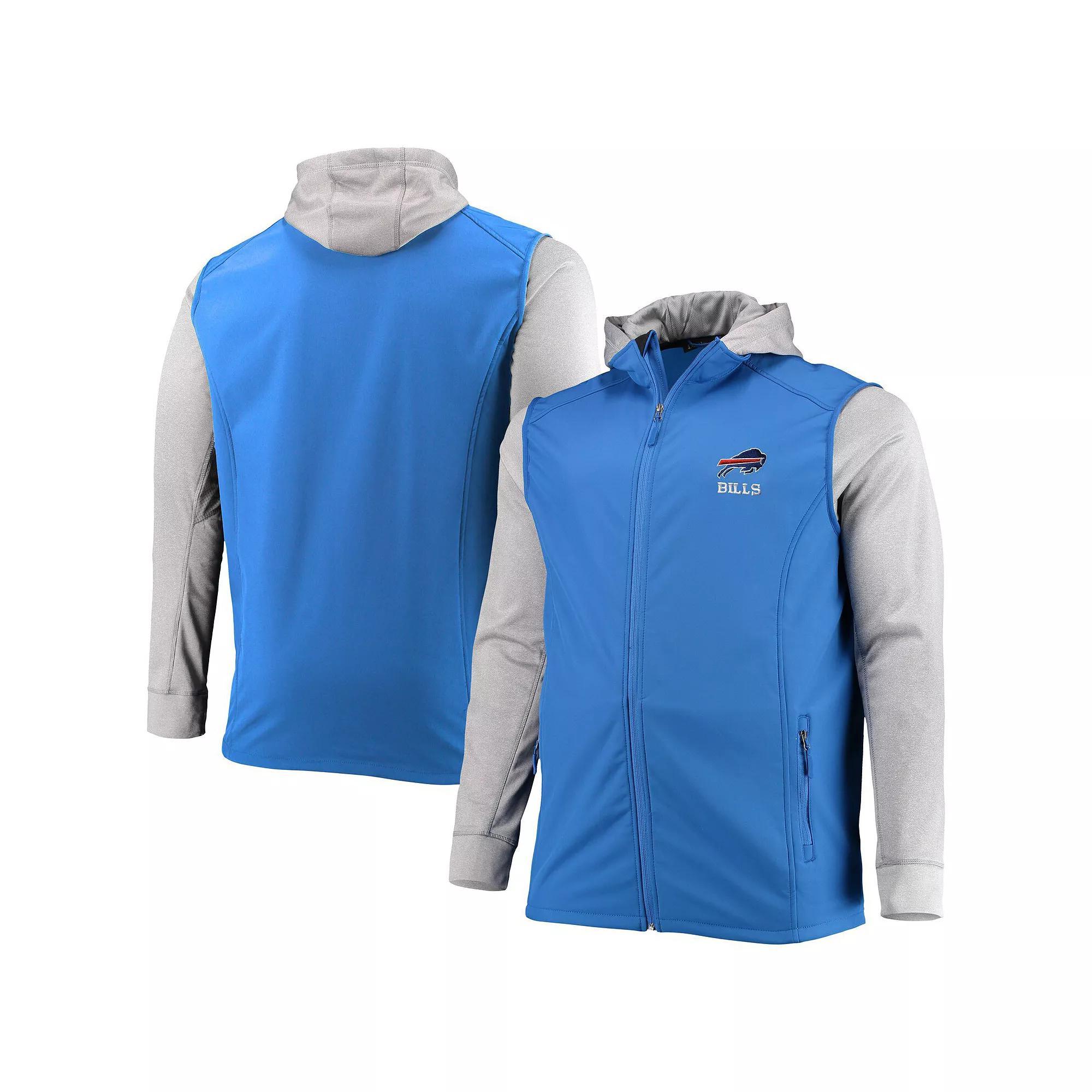 Men's Dunbrooke Royal/Gray Buffalo Bills Big & Tall Alpha Full-Zip Hoodie Jacket, Size: LT, Blue Product Image
