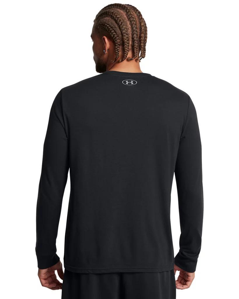 Men's UA Performance Cotton Collegiate Long Sleeve Product Image