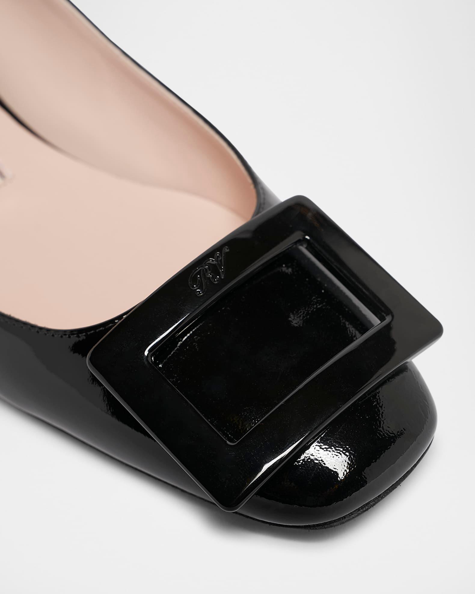 Roundy Patent Buckle Ballerina Pumps Product Image