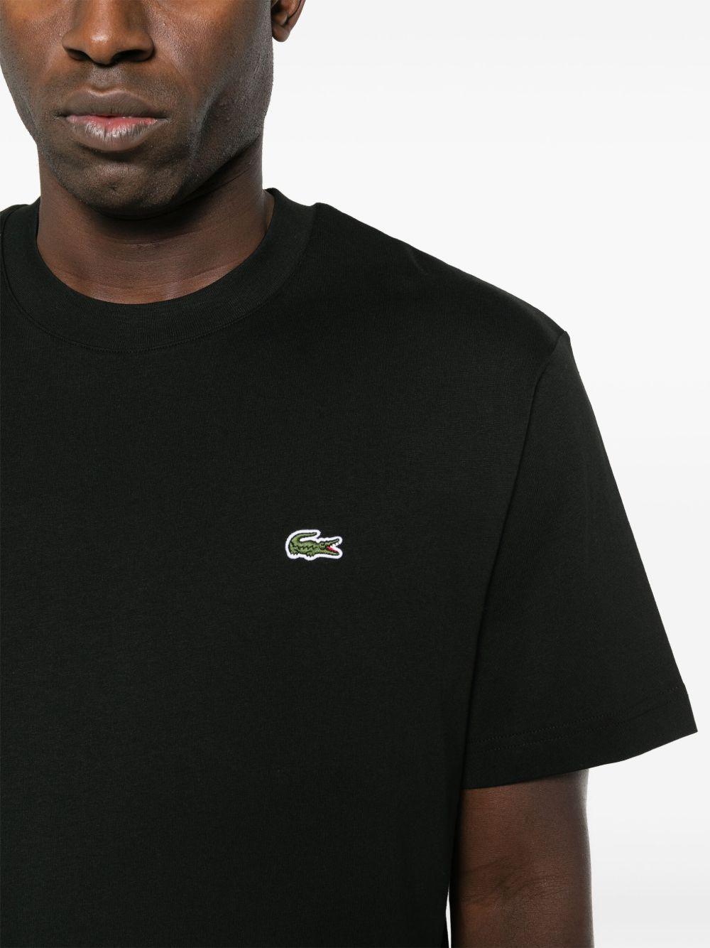 logo-patch cotton T-shirt Product Image