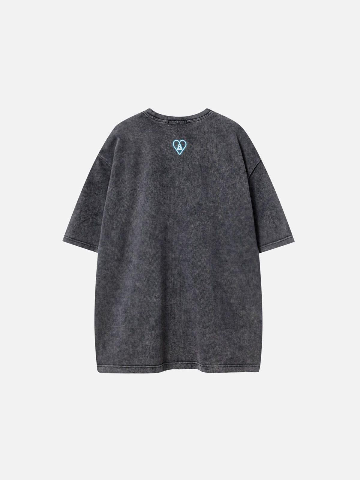 Aelfric Eden Washed Lightning Print Tee Product Image