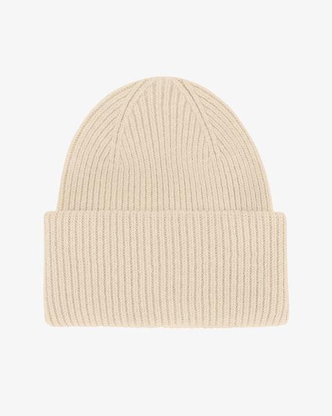 Merino Wool Hat - Ivory White Product Image