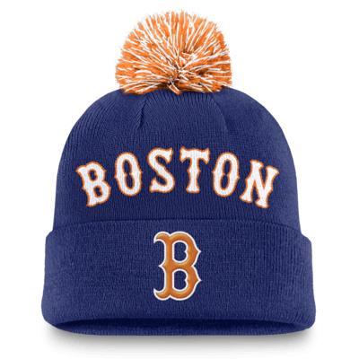 Boston Red Sox Peak Nike Mens MLB Cuffed Pom Beanie Product Image