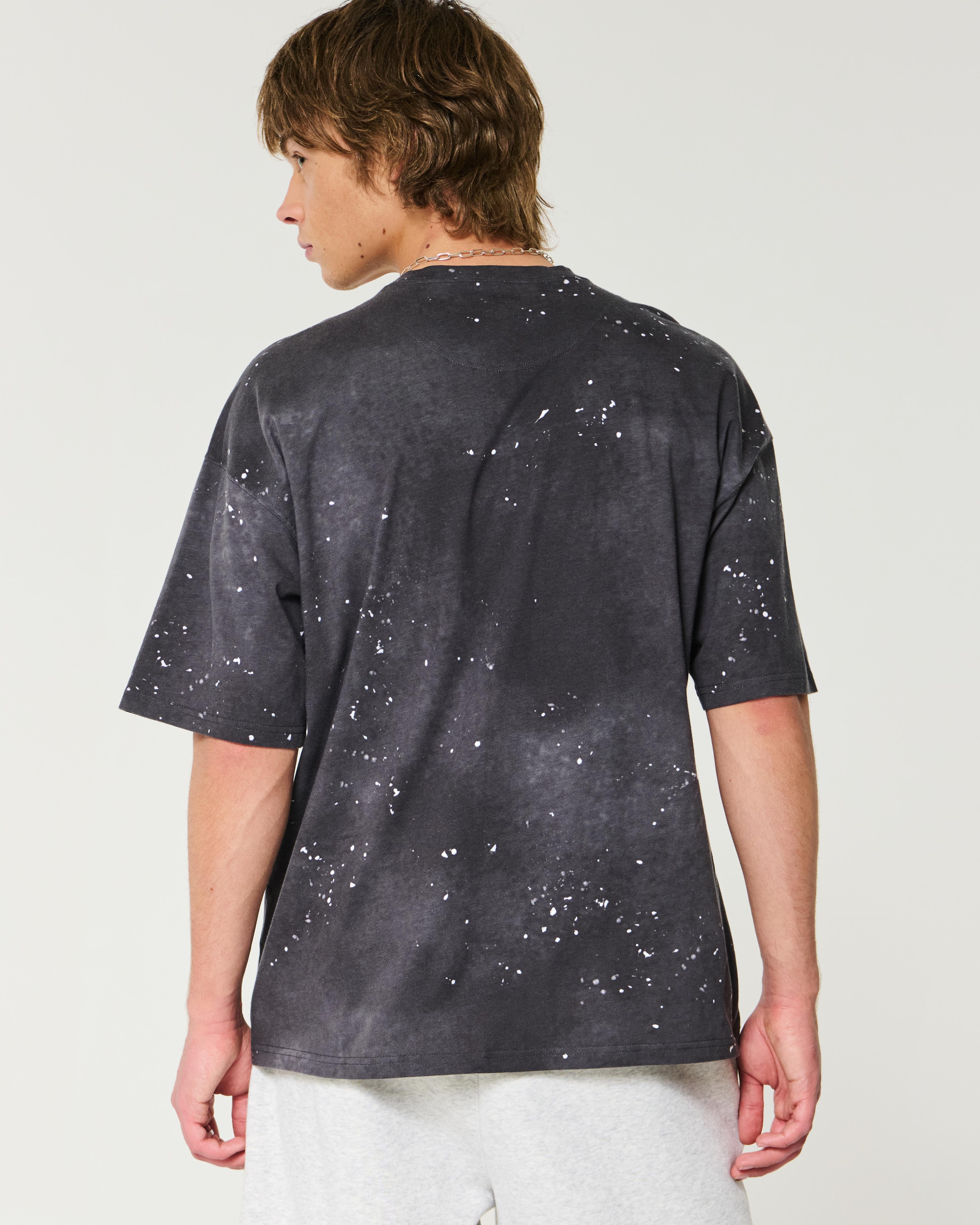 Baggy Paint Splatter Crew T-Shirt Product Image