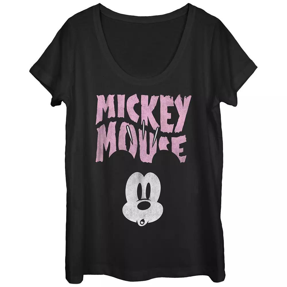 Disney's Juniors' Mickey Mouse Scared Tee, Girl's,  Product Image