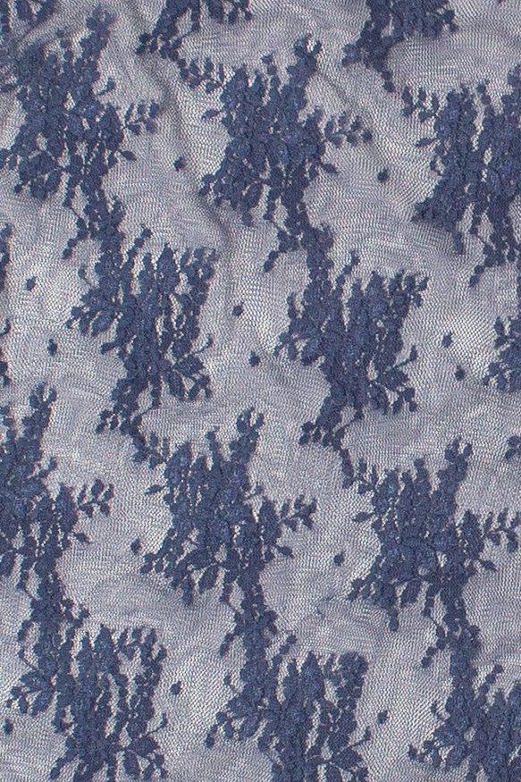 Floral Lace Mesh Mock Neck Top Product Image