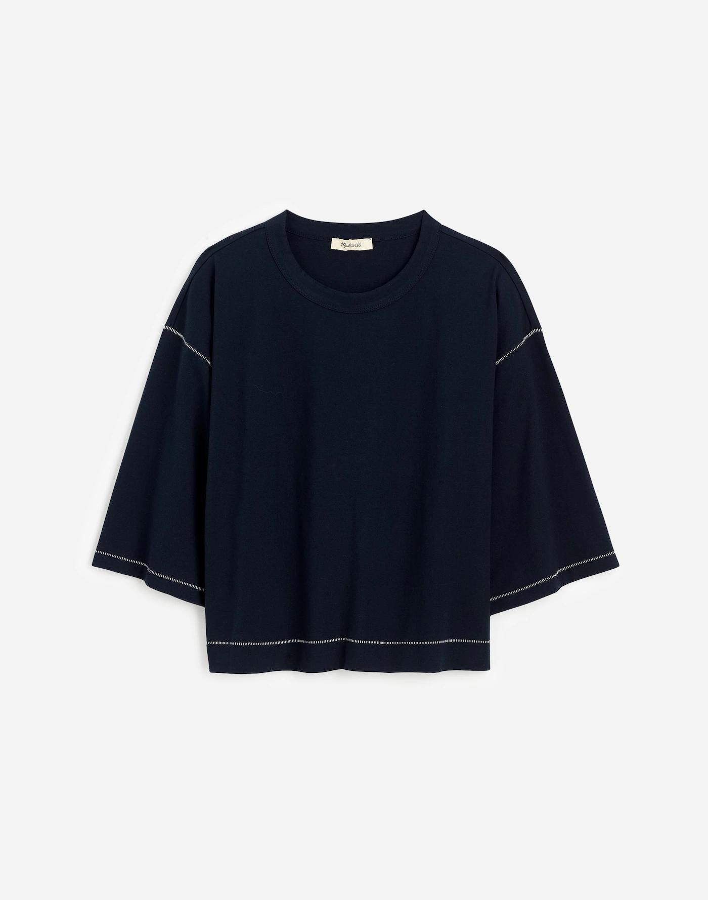 Wide-Sleeve Boxy Tee Product Image