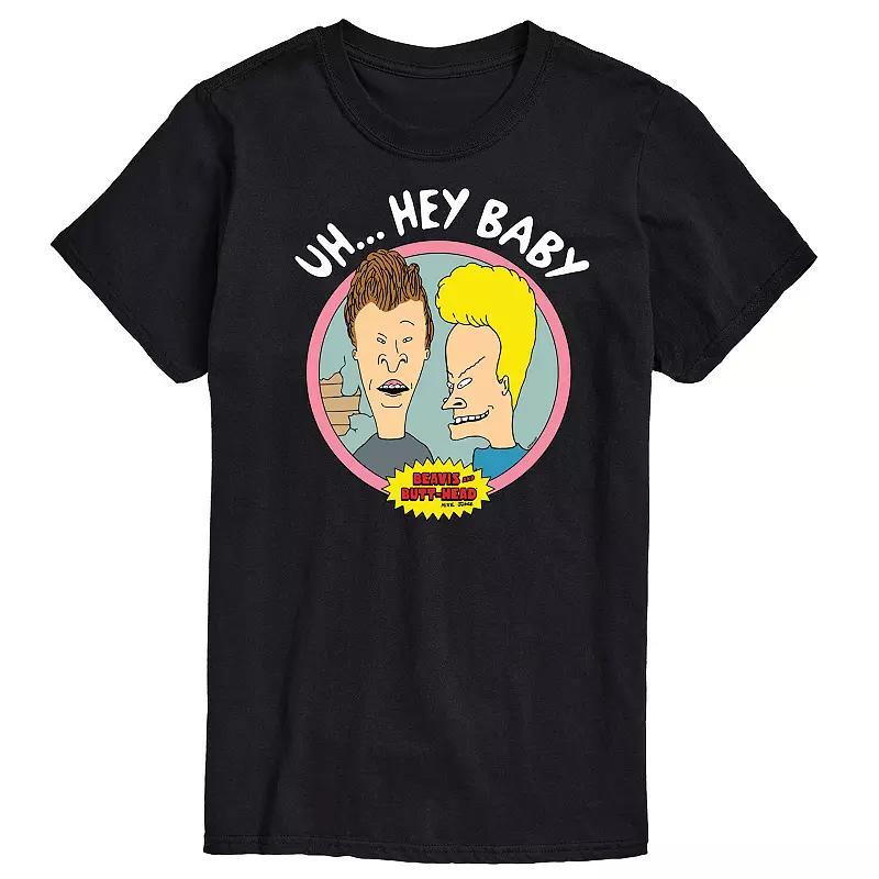 Men's Beavis & Butthead Uh... Hey Baby Graphic Tee,  Product Image