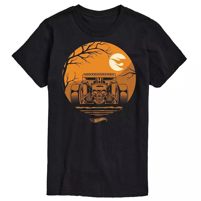 Big & Tall Hot Wheels Haunted Road Tee, Men's, Size: 4XB, Black Product Image