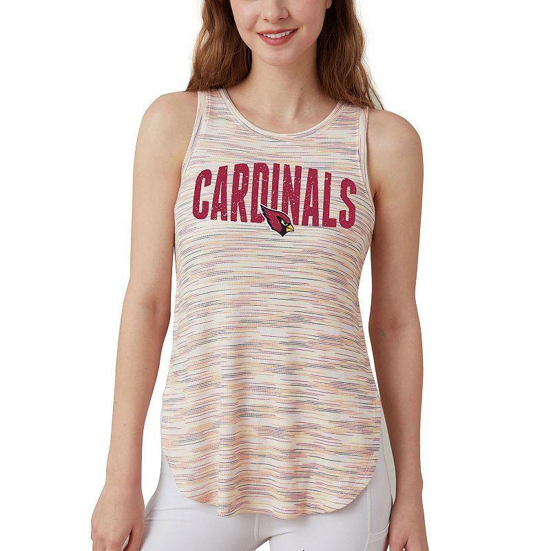 Womens Concepts Sport Arizona Cardinals Sunray Multicolor Tri-Blend Tank Top Product Image