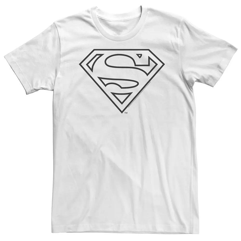 Big & Tall DC Comics Superman Line Art Logo Tee, Men's,  Product Image