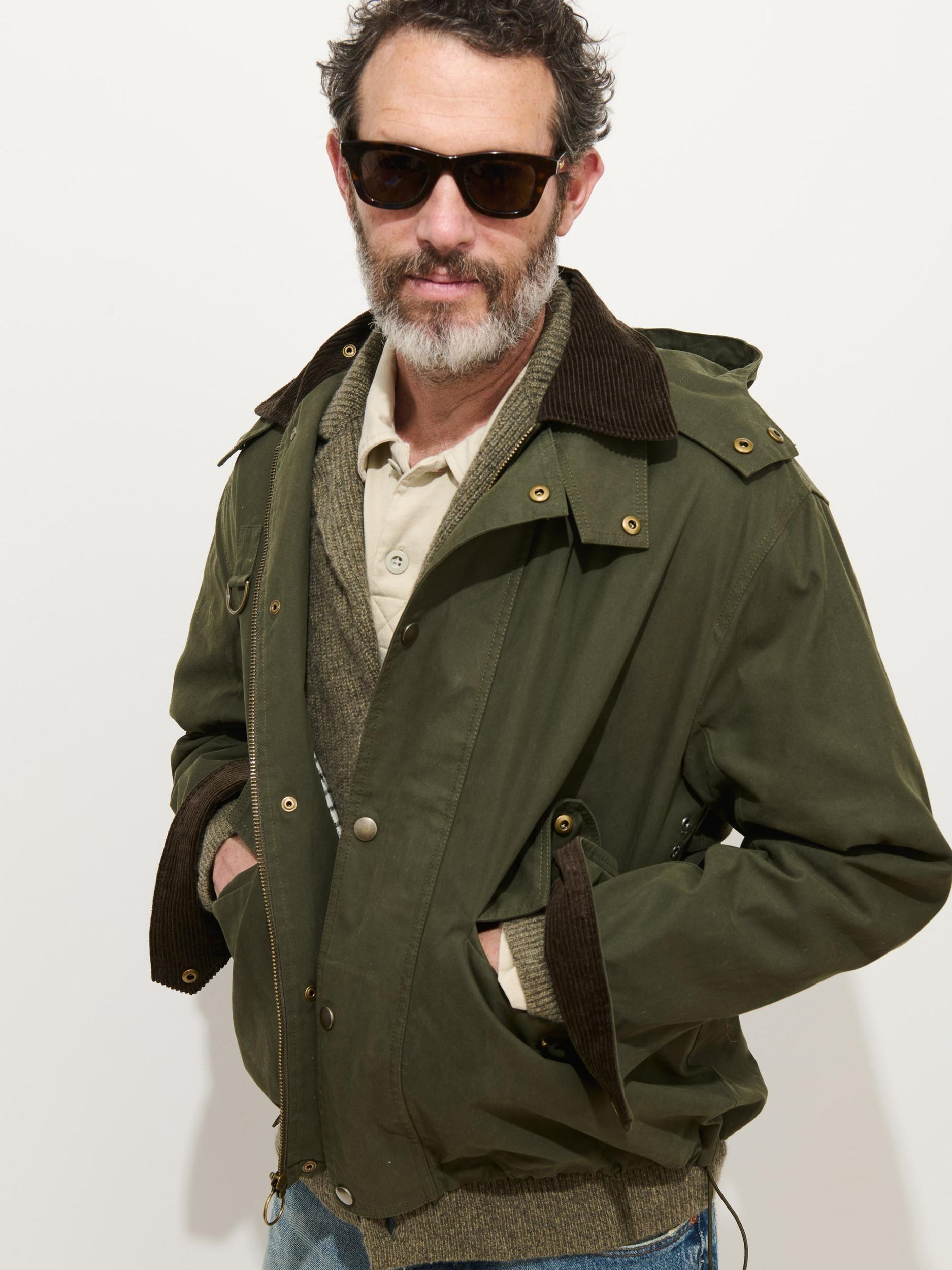 Highland Utility Jacket In Waxed Cotton Product Image