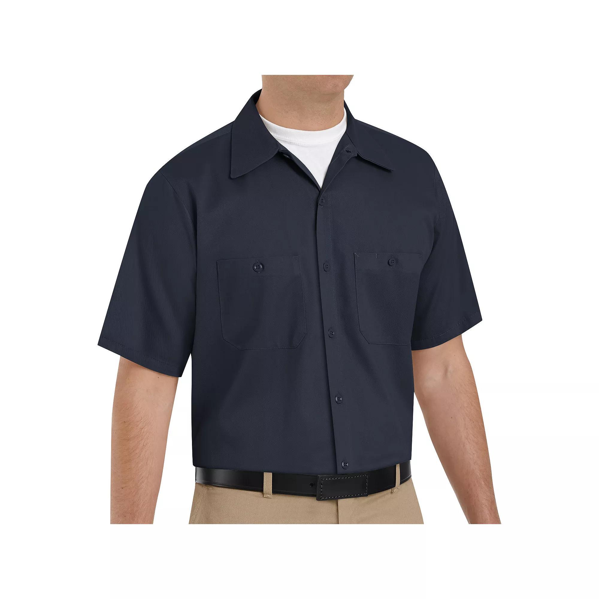 Red Kap Men's Short Sleeve Wrinkle-Resistant Cotton WorkShirt Product Image