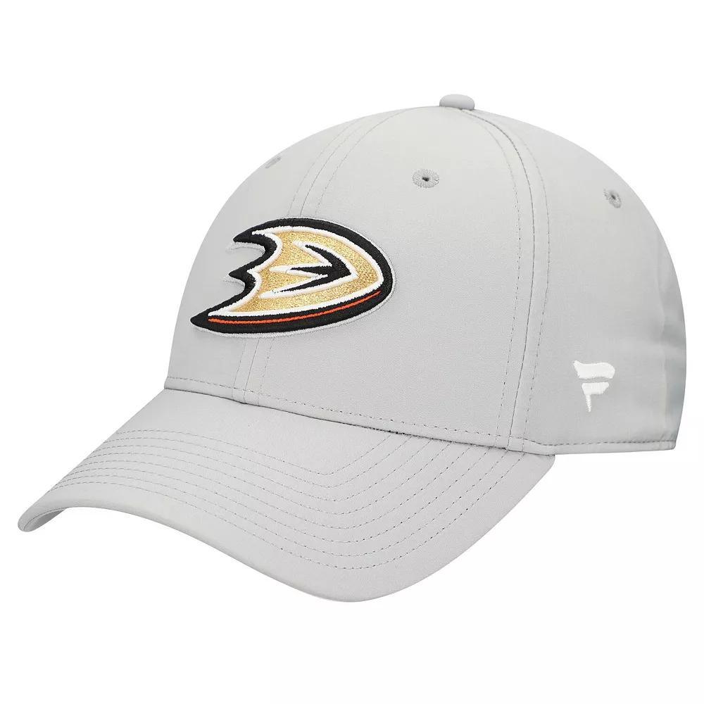 Men's Fanatics Gray Anaheim Ducks Primary Logo Core Flex Hat, Size: Large/XL, Dks Grey Product Image