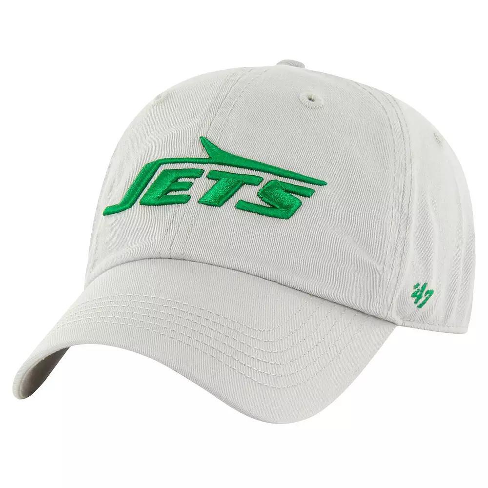 Men's '47 Gray New York Jets Classic Franchise Legacy Fitted Hat, Size: Large, Grey Product Image